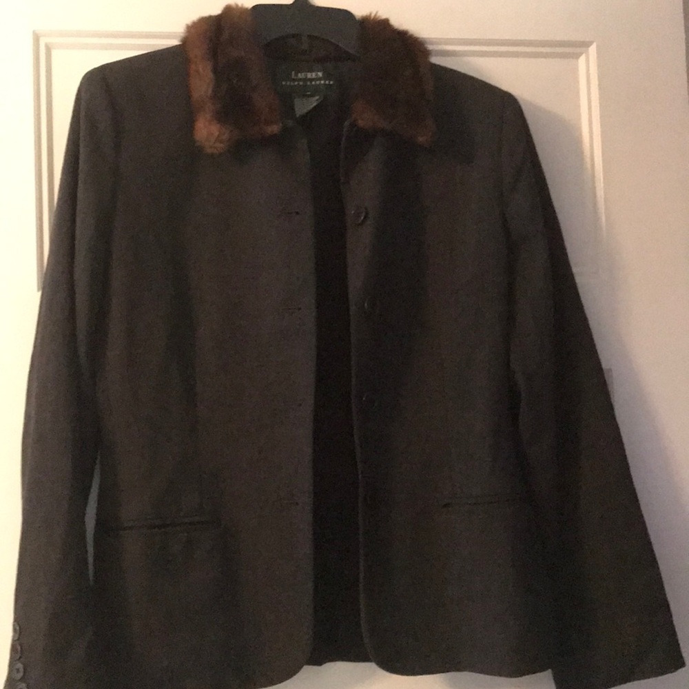 Ralph Lauren Blazer with fur!